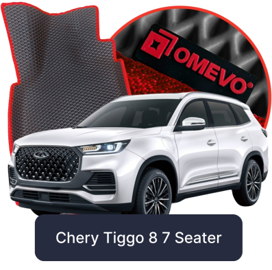EVA automobilové koberce OMEVO pro Chery Tiggo 8 7-místné 2. generace SUV (2022-2025)