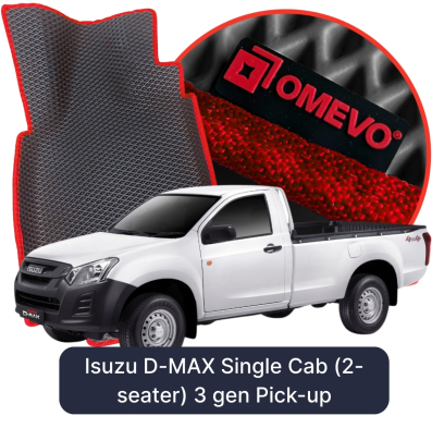 EVA autokoberce OMEVO pro Isuzu D-MAX Single Cab (2-místný) 3. generace Pick-up (2019-2025)