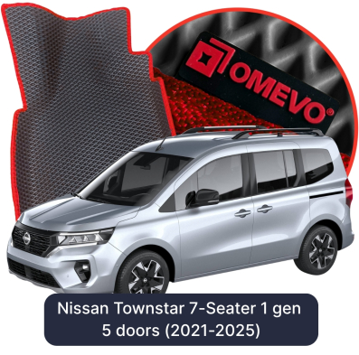 EVA automobilové rohože OMEVO pro Nissan Townstar 7-místný 1 gen KombiVan 5 dveří (2021-2025)