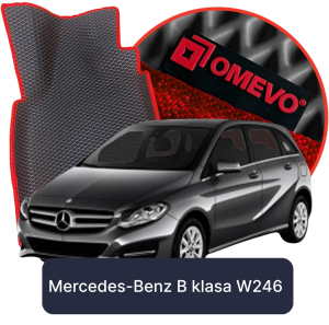 OMEVO 5D Pro Autokoberce do Mercedes-Benz B třída W246 2. gen Minivan (2011-2018)