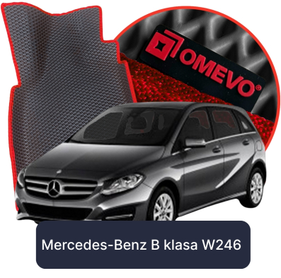 OMEVO 5D Pro Autokoberce do Mercedes-Benz B třída W246 2. gen Minivan (2011-2018)
