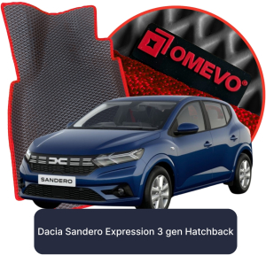 OMEVO 5D Pro Autokoberce do Dacia Sandero Expression 3. gen Hatchback 5 dveří (2020-2025)