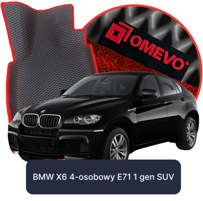 OMEVO 5D Pro Autokoberce do BMW X6 4-místný E71 1 gen SUV (2007-2014)