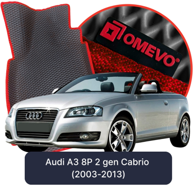 EVA autokoberce OMEVO pro Audi A3 8P 2 gen Cabrio (2003-2013)