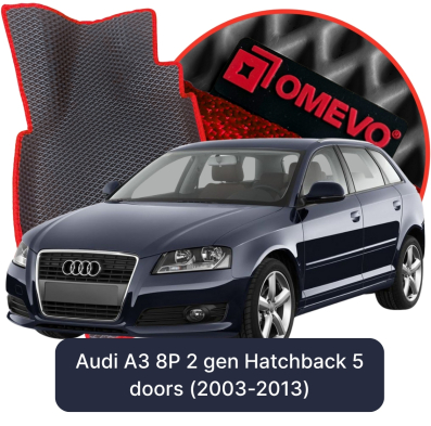 EVA autokoberce OMEVO pro Audi A3 8P 2 gen Hatchback 5dveřový (2003-2013)