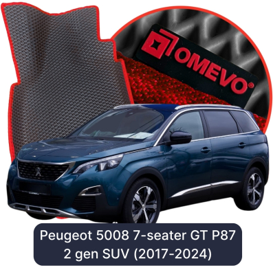 EVA autokoberce OMEVO pro Peugeot 5008 7-místný GT P87 2 gen SUV (2017-2024)