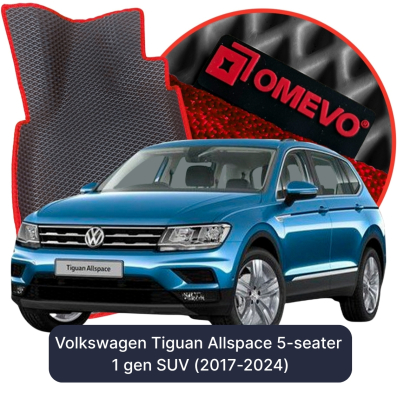 OMEVO 5D Pro Autokoberce do Volkswagen Tiguan Allspace 5-místný 1 gen SUV (2017-2024)