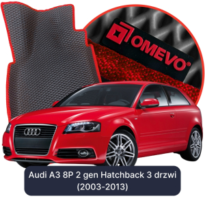 OMEVO 5D Pro Autokoberce do Audi A3 8P 2 gen Hatchback 3 dveře (2003-2013)