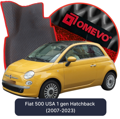EVA autokoberce OMEVO pro Fiat 500 USA 1 gen Hatchback (2007-2023)