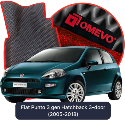 EVA autokoberce OMEVO pro Fiat Punto 3 gen Hatchback 3dveřový (2005-2018)