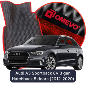 OMEVO 5D Pro Autokoberce do Audi A3 Sportback 8V 3 gen Hatchback 5 dveří (2012-2020)
