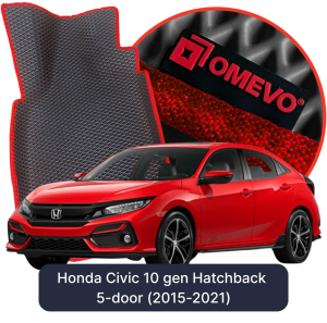 OMEVO 5D Pro Autokoberce do Honda Civic 10 gen Hatchback 5dveřový (2015-2021)
