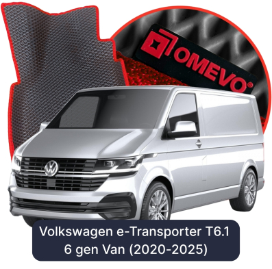 OMEVO 5D Pro Autokoberce do Volkswagen e-Transporter 2 místa T6.1 6 gen Van (2020-2025)