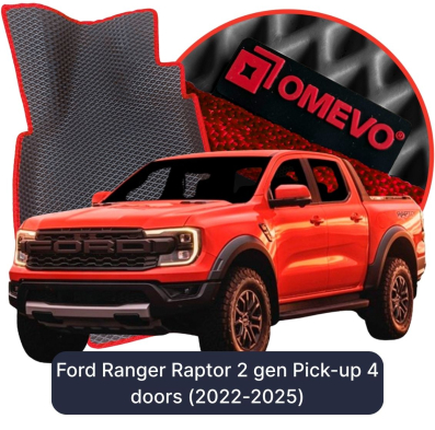 EVA autokoberce OMEVO pro Ford Ranger Raptor 2 gen Pick-up 4dveřový (2022-2025)