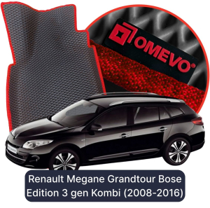 OMEVO 5D Pro Autokoberce do Renault Megane Grandtour Bose Edition 3 gen Kombi (2008-2016)
