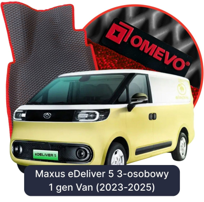 OMEVO 5D Pro Autokoberce do Maxus eDeliver 5 3 místa 1 gen Van (2023-2025)