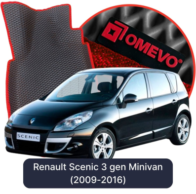 EVA autokoberce OMEVO pro Renault Scenic 3 gen Minivan (2009-2016)
