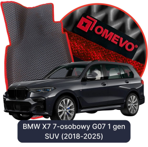 OMEVO 5D Pro Koberečky do BMW X7 7-místný G07 1 gen SUV (2018-2025)