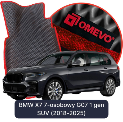 EVA autokoberce OMEVO pro BMW X7 7-místný G07 1 gen SUV (2018-2025)