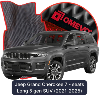 EVA autokoberce OMEVO pro Jeep Grand Cherokee 7-místný Long 5. gen SUV (2021-2025)
