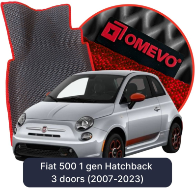 EVA autokoberce OMEVO pro Fiat 500 1. gen Hatchback 3 dveře (2007-2023)