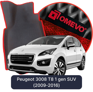 EVA autokoberce OMEVO pro Peugeot 3008 T8 1. gen SUV (2009-2016)