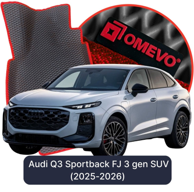 EVA autokoberce OMEVO pro  Audi Q3 Sportback FJ 3 gen SUV (2025-2026)