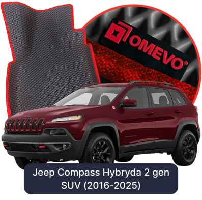 EVA autokoberce OMEVO pro Jeep Compass Hybrid 2 gen SUV (2016-2026)