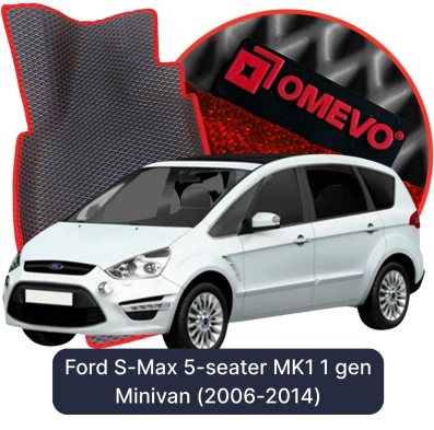 EVA autokoberce OMEVO pro Ford S-Max 5-místný MK1 1. gen Minivan (2006-2014)