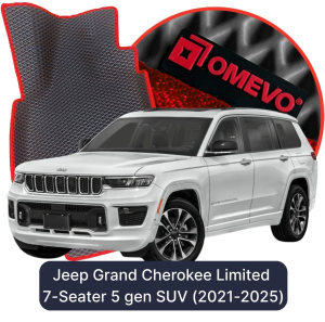 OMEVO 5D Pro Koberečky do Jeep Grand Cherokee Limited 7-místný 5. gen SUV (2021-2025)