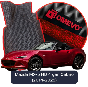 OMEVO 5D Pro Koberečky do Mazda MX-5 ND 4. gen Cabrio (2014-2025)