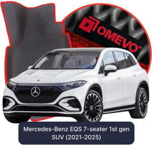 OMEVO 5D Pro Koberečky do Mercedes-Benz EQS 7-místný 1. gen SUV (2021-2025)