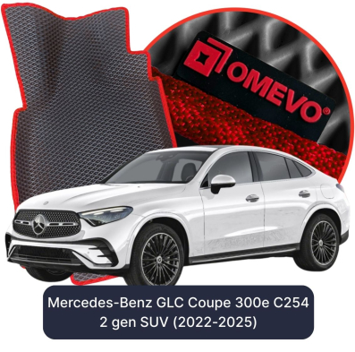 EVA autokoberce OMEVO pro Mercedes-Benz GLC Coupe 300e C254 2. gen SUV (2022-2025)
