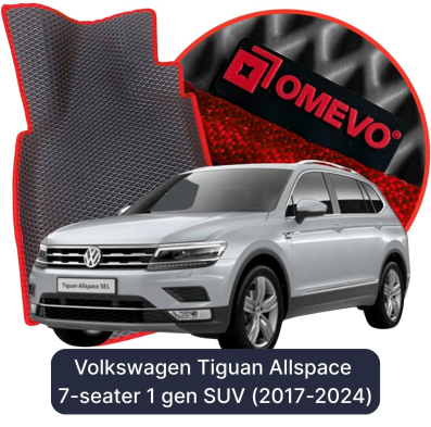 EVA autokoberce OMEVO pro Volkswagen Tiguan Allspace 7-místný 1. gen SUV (2017-2024)