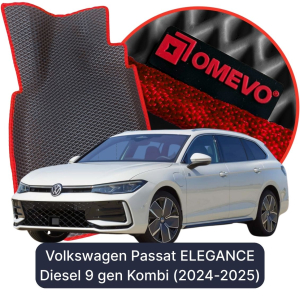 OMEVO 5D Pro Koberečky do Volkswagen Passat ELEGANCE Diesel 9. gen Kombi (2024-2025)