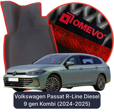 EVA autokoberce OMEVO pro Volkswagen Passat R-Line Diesel 9. gen Kombi (2024-2025)