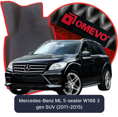 EVA autokoberce OMEVO pro Mercedes-Benz ML 5-místný W166 3. generace SUV (2011-2015)
