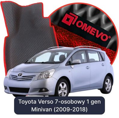 EVA autokoberce OMEVO pro Toyota Verso 7-místný 1. gen Minivan (2009-2018)