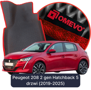 OMEVO 5D Pro Koberečky do Peugeot 208 2. gen Hatchback (2019-2025)