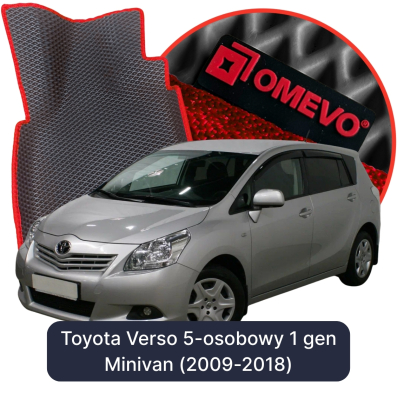 EVA autokoberce OMEVO pro Toyota Verso 5-místný 1. gen Minivan (2009-2018)
