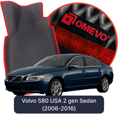 EVA autokoberce OMEVO pro Volvo S80 USA 2. gen Sedan (2006-2016)