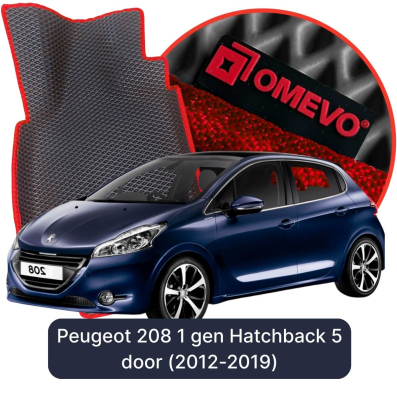 EVA autokoberce OMEVO pro Peugeot 208 1. gen Hatchback (2012-2019)