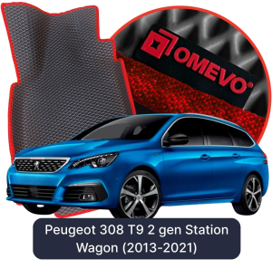 OMEVO 5D Pro Koberečky do Peugeot 308 T9 2. gen Kombi (2013-2021)