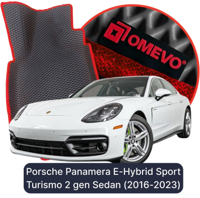 EVA autokoberce OMEVO pro Porsche Panamera E-Hybrid Sport Turismo 2. gen Sedan (2016-2023)