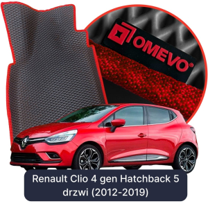 OMEVO 5D Pro Koberečky do Renault Clio 4 gen Hatchback 5 dveří (2012-2019)