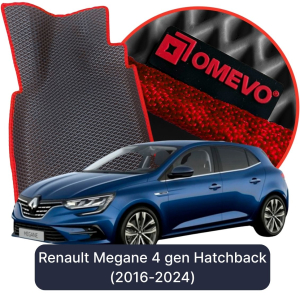 OMEVO 5D Pro Koberečky do Renault Megane 4 gen Hatchback 5 dveří (2016-2024)