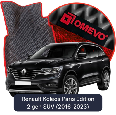 EVA autokoberce OMEVO pro Renault Koleos Verze Paris 2 gen SUV (2016-2023)