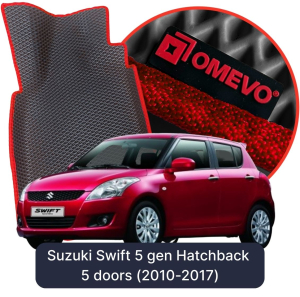 OMEVO 5D Pro Koberečky do Suzuki Swift 5 gen Hatchback 5 dveří (2010-2017)