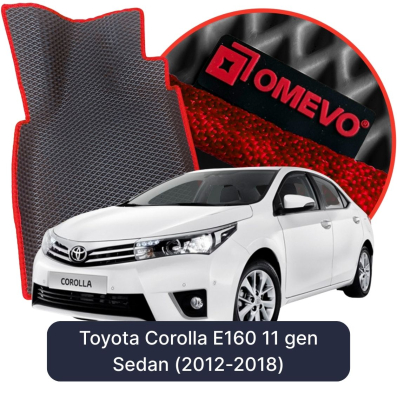 EVA autokoberce OMEVO pro Toyota Corolla E160 11 gen Sedan (2012-2018)
