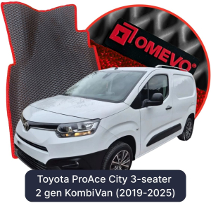 OMEVO 5D Pro Koberečky do Toyota ProAce City 3-místný 2. gen KombiVan (2019-2025)